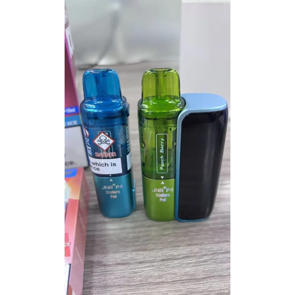 Peach Mango Pineapple+Watermelon Mango Peach | JNR Vape P4 Stellarc 100K Puffs Kit - Refillable & Replaceable Pod Vape